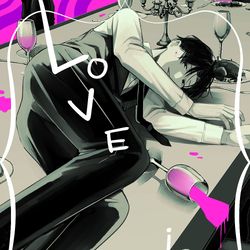 This is a pixiv picture whose title is 🤮.