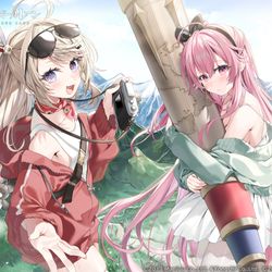 This is a pixiv picture whose title is アズレン7周年.