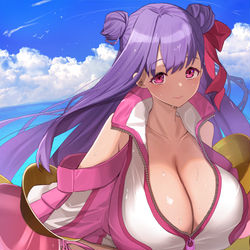 This is a pixiv picture whose title is 水着リップ.