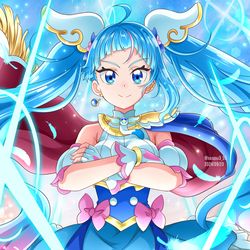This is a pixiv picture whose title is キュアスカイ誕生日記念2024.
