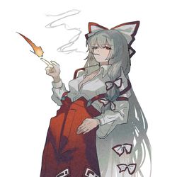 This is a pixiv picture whose title is 🔥.