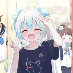 This is a pixiv picture whose title is 公式Tシャツリルム.