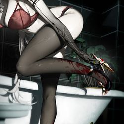 This is a pixiv picture whose title is 完事以后.