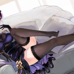 This is a pixiv picture whose title is 渡良瀬(アズールレーン).
