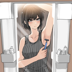 This is a pixiv picture whose title is 婦警さん.