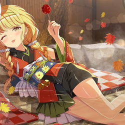 This is a pixiv picture whose title is 冠菊ことね.