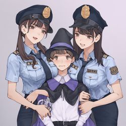 This is a pixiv picture whose title is 補導.