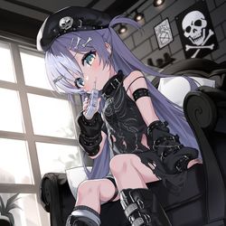 This is a pixiv picture whose title is 夜乃くろむ.