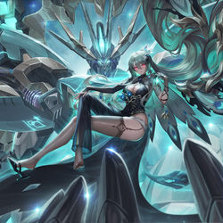 This is a pixiv picture whose title is 全知の翼.