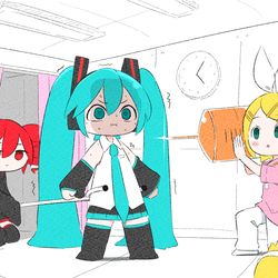 This is a pixiv picture whose title is 初めての予防接種.