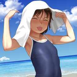 This is a pixiv picture whose title is おいコラ！はよタオル返さんかい！.