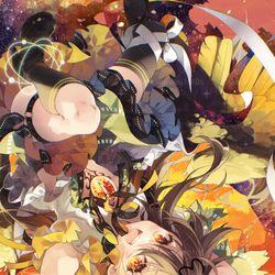 This is a pixiv picture whose title is 二つ目の太陽.