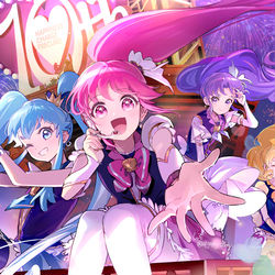 This is a pixiv picture whose title is 10周年もこれからも幸せハピネス.
