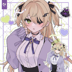 This is a pixiv picture whose title is 💜.