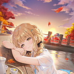 This is a pixiv picture whose title is 藤田ことね.