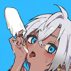 This is a pixiv picture whose title is 褐色エルフくん.