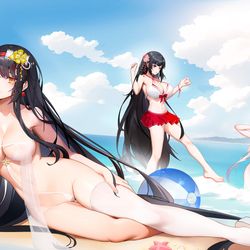 This is a pixiv picture whose title is 舰R十周年纪念.