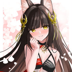 This is a pixiv picture whose title is 長門様(META).