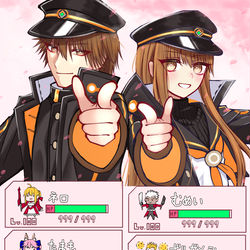This is a pixiv picture whose title is 月の王の 岸波白野と岸波白野が 勝負を しかけてきた！ ▽.