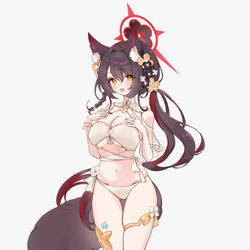 This is a pixiv picture whose title is 🦊.