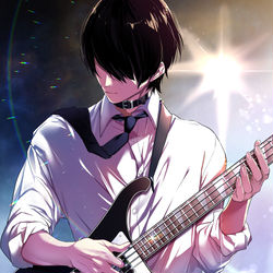 This is a pixiv picture whose title is 社畜マゾが退勤後に嗜むリッケンバッカー.