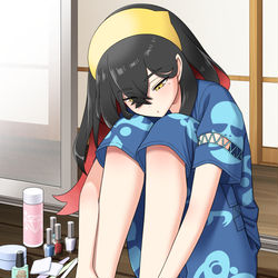 This is a pixiv picture whose title is ペディキュアゼイユ.