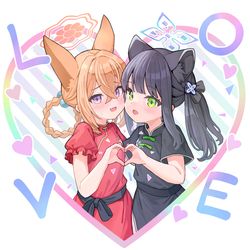 This is a pixiv picture whose title is らぶらぶようじょ.