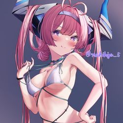 This is a pixiv picture whose title is 水着ループレヒトちゃん.