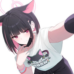 This is a pixiv picture whose title is 自撮り🎸.