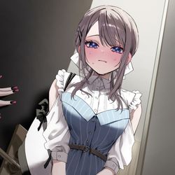 This is a pixiv picture whose title is (ホテル…2人きり……この流れは……///).