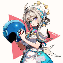 This is a pixiv picture whose title is 平和を守る初恋のおねえさん.