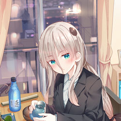 This is a pixiv picture whose title is 拝啓…殺し屋さんと結婚しました7巻カバーイラスト.