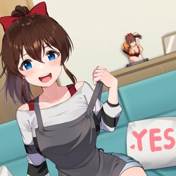 This is a pixiv picture whose title is 食事後….