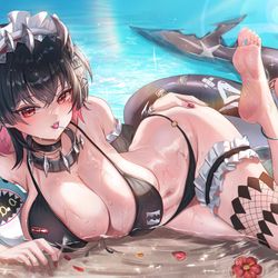 This is a pixiv picture whose title is エレン💙💙 🦈.