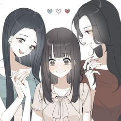 This is a pixiv picture whose title is ♡♡♡.