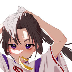 This is a pixiv picture whose title is 逃げ若.