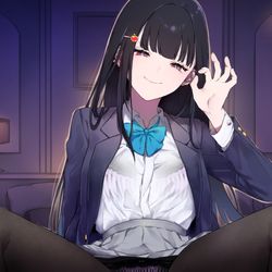 This is a pixiv picture whose title is この悪女に目をつけられたらオワリ.