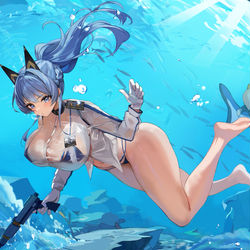 This is a pixiv picture whose title is AEGIS THE DIVER.