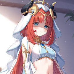 This is a pixiv picture whose title is 病嬌妮露.