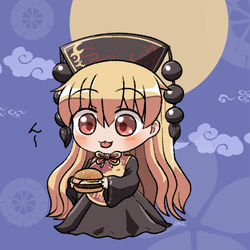 This is a pixiv picture whose title is 月を見るたび思い出す…？.