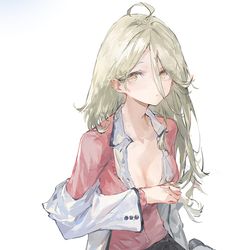 This is a pixiv picture whose title is 先輩!好きッス.
