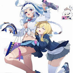 This is a pixiv picture whose title is 捏一捏.