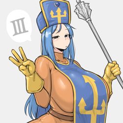 This is a pixiv picture whose title is 僧侶さん.