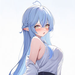 This is a pixiv picture whose title is 雪花ラミィ.