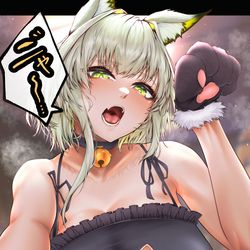 This is a pixiv picture whose title is Skeb依頼の猫コスケルシー.