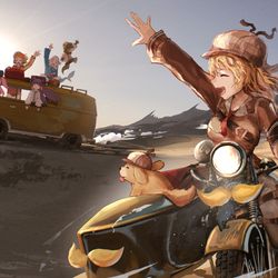 This is a pixiv picture whose title is One for the Road.
