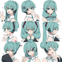 This is a pixiv picture whose title is ミクであそぼ.