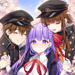 This is a pixiv picture whose title is 自慢の後輩.