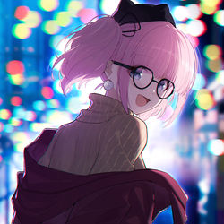 This is a pixiv picture whose title is 和小偶像约会.