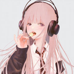 This is a pixiv picture whose title is candy.